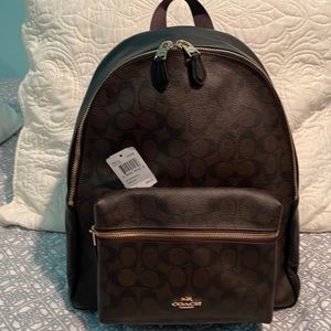 🌺 COACH BACKPACK Sig Charlie Backpack
